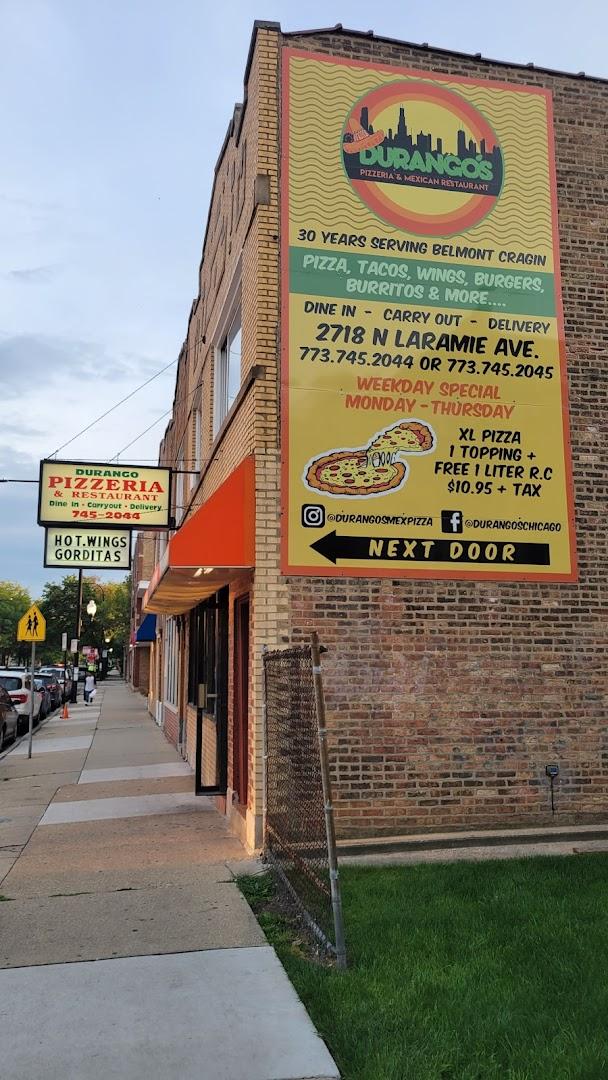 Durangos pizza and Mexican restaurant Menu